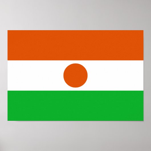 Niger Flag Poster (Voorkant)