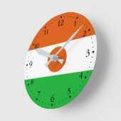 Niger Flag Ronde Klok (Hoek)