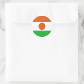 Niger Flag Ronde Sticker (Tas)