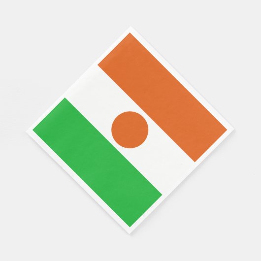 Niger Flag Servet (Hoek)