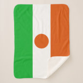 Niger Flag Sherpa Deken (Voorkant)