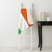 Niger Flag Sherpa Deken (In situ)