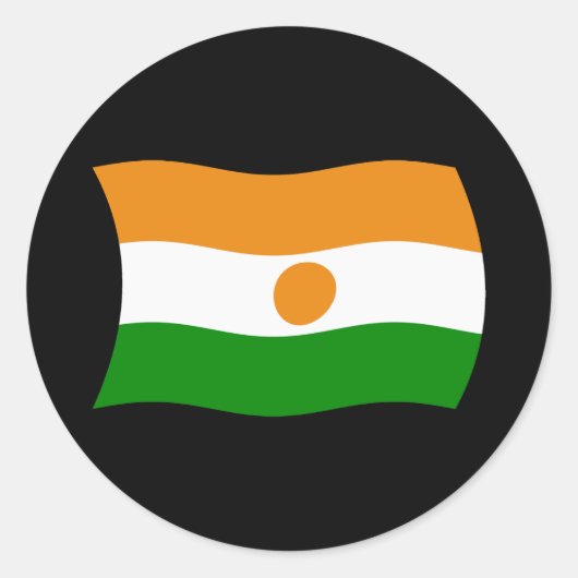 Niger Flag Sticker (Voorkant)