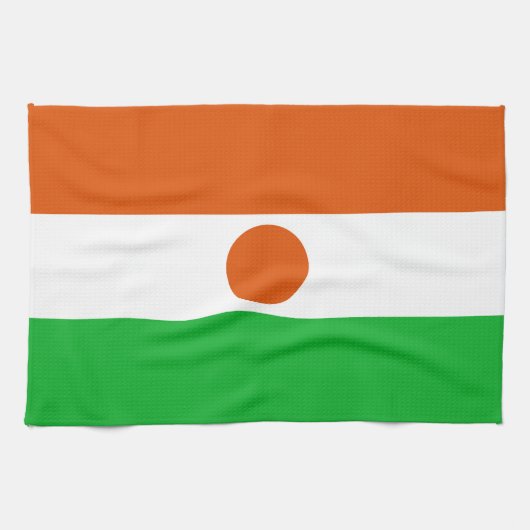 Niger Flag Theedoek (Horizontaal)