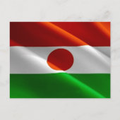 Niger - Golfvlag - Briefkaart (Voorkant)