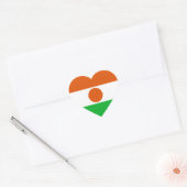 niger hart sticker (Envelop)