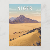 Niger Illustratie Reis Kunst Vintage