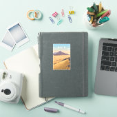 Niger Illustratie Reis Kunst Vintage Sticker (iPad Cover)