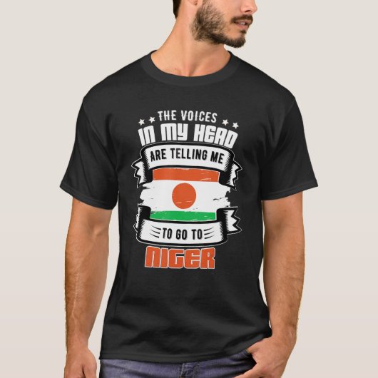 Niger in mijn hoofd t-shirt (Voorkant)