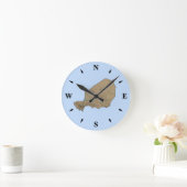 Niger Map Clock Ronde Klok (Huis)