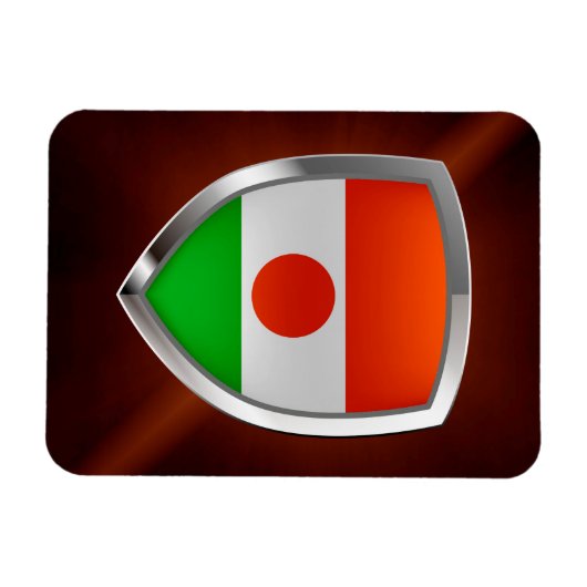 Niger Metallic Emblem Magneet (Horizontaal)
