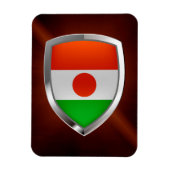 Niger Metallic Emblem Magneet (Verticaal)