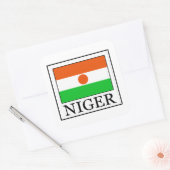 Niger Vierkante Sticker (Envelop)