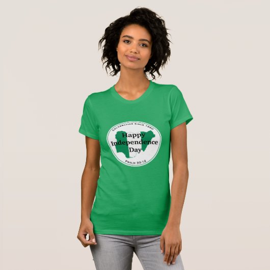 Niger viert onafhankelijkheid Nigeriaanse vlag T-shirt (Voorkant volledig)