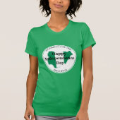 Niger viert onafhankelijkheid Nigeriaanse vlag T-shirt (Voorkant)