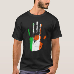 Niger Vlag Hand Mannen Vrouwen Kinder T-shirt