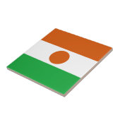 Niger Vlag Keramische Tegel Tegeltje (Zijkant)