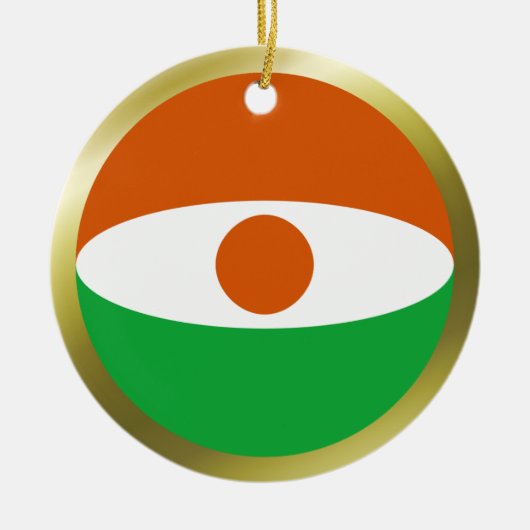 Niger Vlag Ornament (Voorkant)