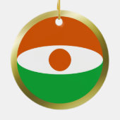 Niger Vlag Ornament (Achterkant)