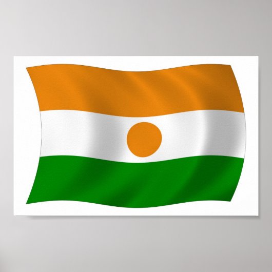 Niger Vlag Poster Print (Voorkant)