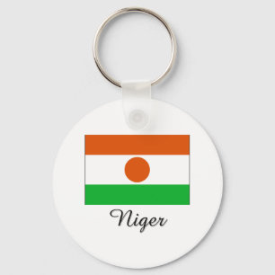 Niger-vlagontwerp Sleutelhanger
