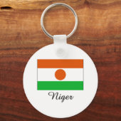 Niger-vlagontwerp Sleutelhanger (Voorkant)