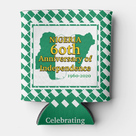 NIGERIA 60e Jubileum Onafhankelijkheid | Nigeriaan Blikjeskoeler (Voorkant)