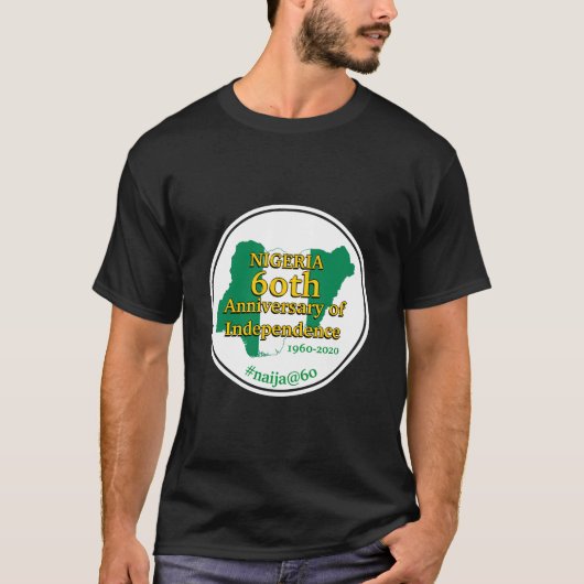 NIGERIA 60e Jubileum Onafhankelijkheid | Nigeriaan T-shirt (Voorkant)