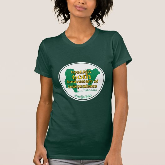 NIGERIA 60e Jubileum Onafhankelijkheid | Nigeriaan T-shirt (Voorkant)