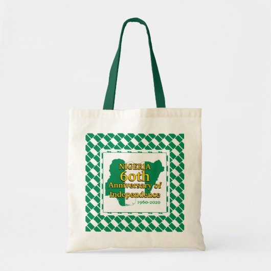 NIGERIA 60e Jubileum Onafhankelijkheid | Nigeriaan Tote Bag (Voorkant)