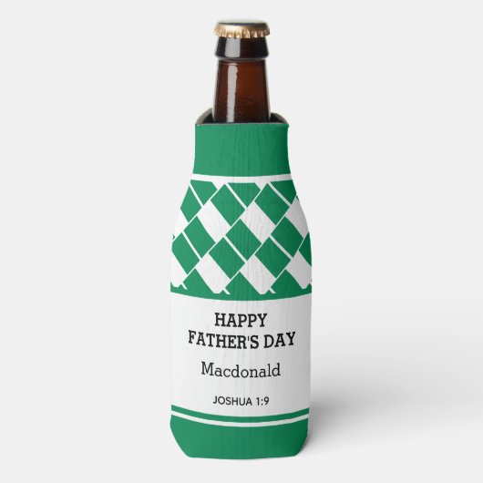 NIGERIA Aangepaste HAPPY VADERDAG Custom Flesjeskoeler (Fles Voorkant)