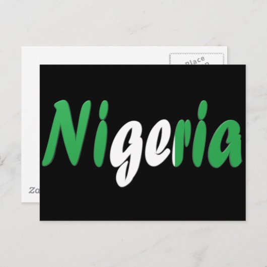 Nigeria Briefkaart (Voorkant / Achterkant)