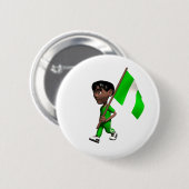 Nigeria Button (Voorkant /achterkant)