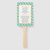 NIGERIA Christelijk huwelijksprogramma op maat Handwaaier (Achterkant)