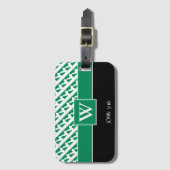 NIGERIA Christelijk John 3:16 Monogram Naija Bagagelabel (Voorkant (verticaal))