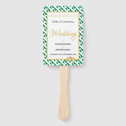 NIGERIA - Christelijk programma voor aangepaste br Handwaaier (Voorkant)