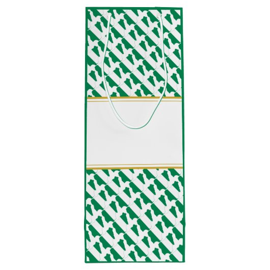 NIGERIA Christelijk SPECIAAL VOOR U Custom Wijn Cadeautas (Achterkant)