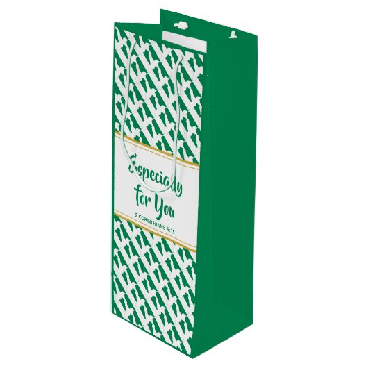 NIGERIA Christelijk SPECIAAL VOOR U Custom Wijn Cadeautas (Voorkant Gekanteld)