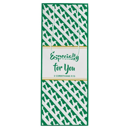 NIGERIA Christelijk SPECIAAL VOOR U Custom Wijn Cadeautas (Voorkant)