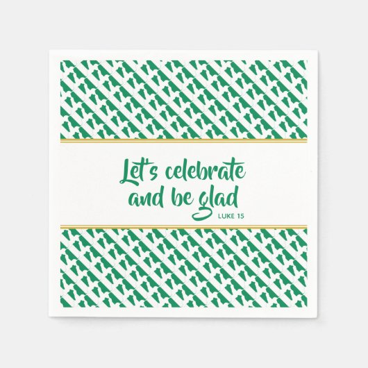 NIGERIA Christelijke Custom Celebration Party Pape Servet (Voorkant)