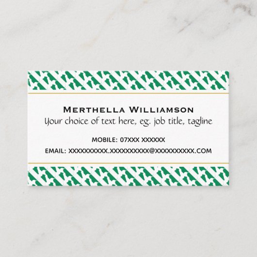 NIGERIA Christelijke Schrift Johannes 3:16 Visitekaartje (Voorkant)