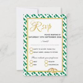 NIGERIA Christelijke Schrift Naija Wedding RSVP Kaartje