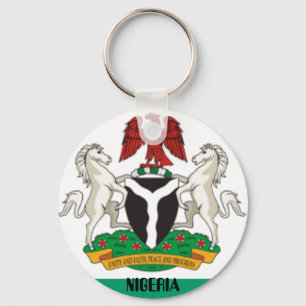 Nigeria_coa, NIGERIA Sleutelhanger