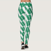 NIGERIA Custom Text RUN YOUR OWN RACE Flag Leggings (Achterkant)