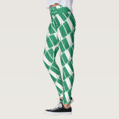 NIGERIA Custom Text RUN YOUR OWN RACE Flag Leggings (Links)