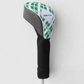 Nigeria en Nigeriaanse vlag gepersonaliseerd Golfheadcover (Schuin)