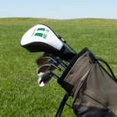 Nigeria en Nigeriaanse vlag Groene Personalisatie Golfheadcover (Insitu)