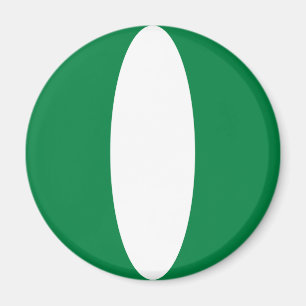 Nigeria Fisheye Vlagmagneet Magneet