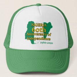 NIGERIA FLAG | 60e Jubileum Onafhankelijkheid Trucker Pet
