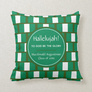 NIGERIA FLAG Afstuderen Custom HALLELUJAH Keepomwi Kussen